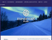 Tablet Screenshot of expeditorsplus.com